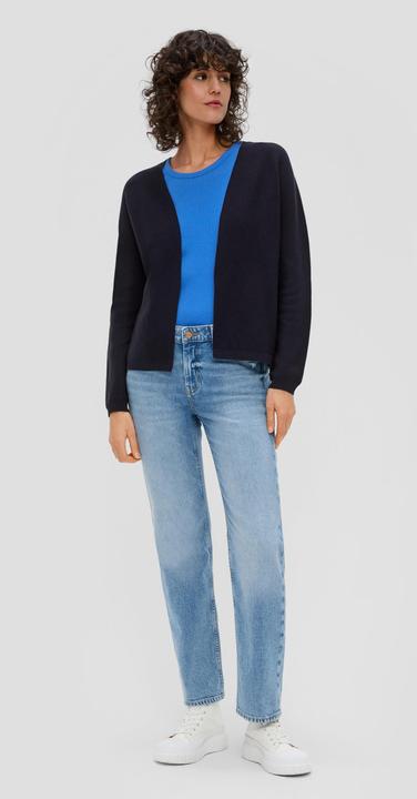 Produktbild s.Oliver Strickjacke Feinstrickjacke aus Viskosemix (38)