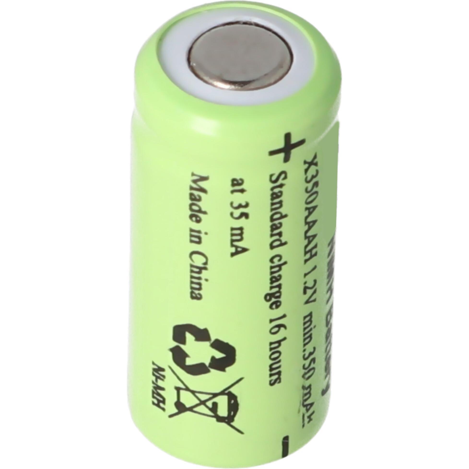 AccuCell Akku AC-35AAAH, GP35AAAH (1 Stk., 350 mAh, Ladegerät inkl. Akku), Akku Ladegerät