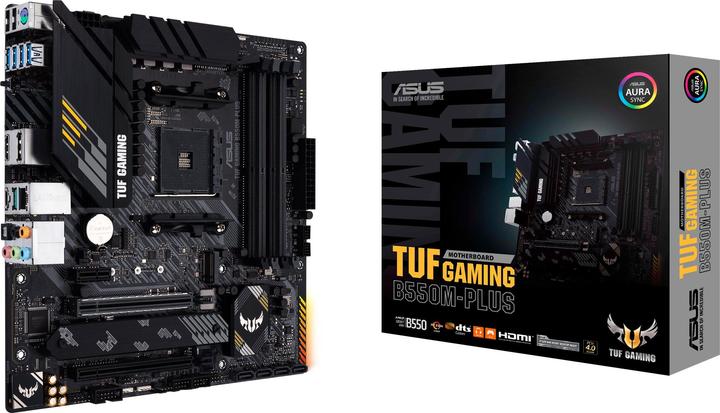 Productafbeelding ASUS TUF GAMING B550M-PLUS (AM4, AMD B550, mATX)
