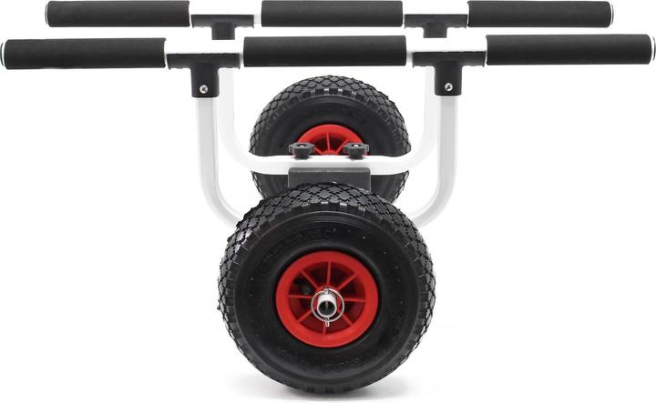 Produktbild Wiltec Alu Transportwagen 90kg luftbereift Ø26cm Kajakwagen Kanu Kanuwagen Kajak