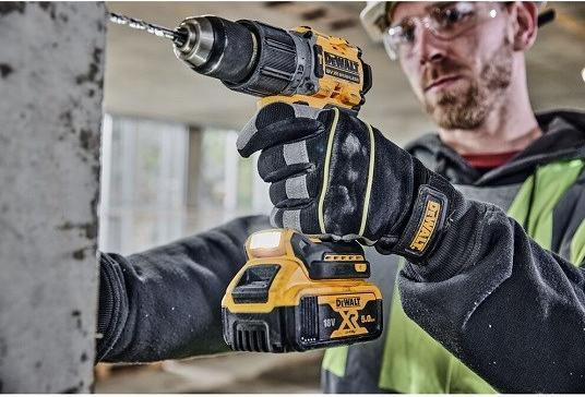 Produktbild DeWalt Kombi-Set DCD805 + DCG405, 18V XR, 2x5,0Ah