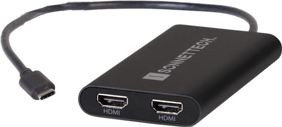 Sonnet Displaylink USB-C Dual HDMI Adapter (USB-A)