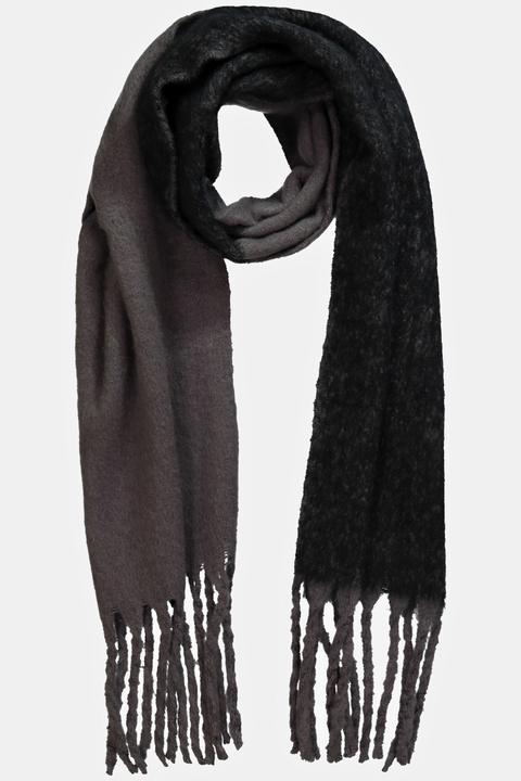 Immagine prodotto Ulla Popken Sciarpa morbida in bouclé a righe con frange