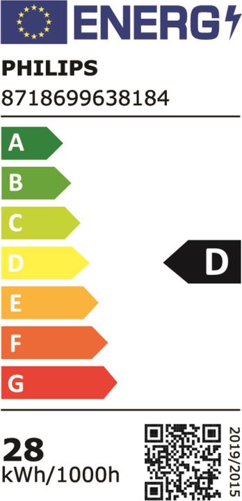 Energie-Label Philips Professional LED-Lampe (E27, 3800 lm, 1 x)