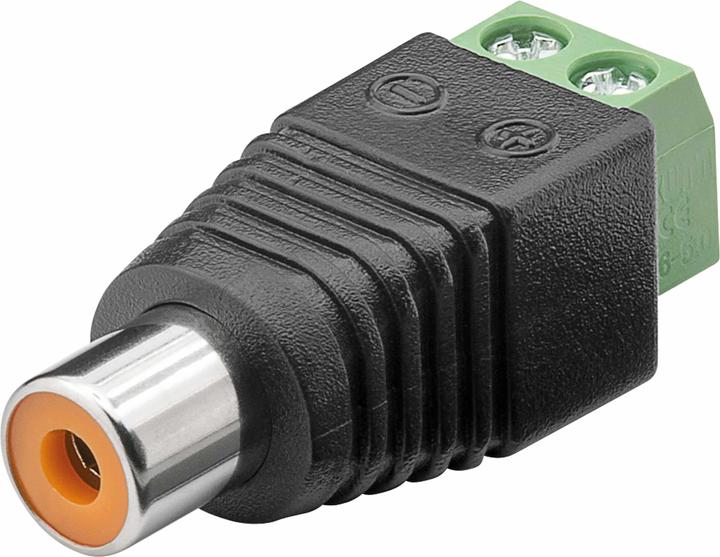 Goobay 76741 2 pôles RCA noir
