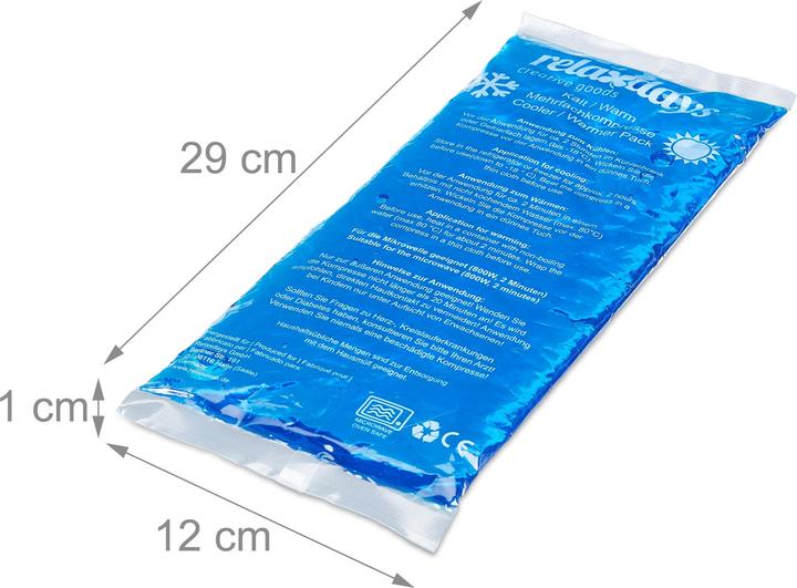 Immagine prodotto Relaxdays 4x cuscinetto di raffreddamento (4 x, 410 g)