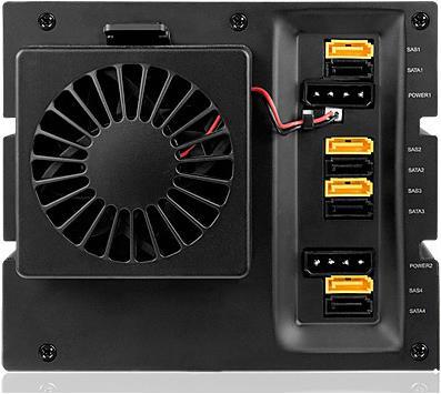 Actual product image Icy Box IB-544SSK, 4-bay backplane, SAS/SATA-2