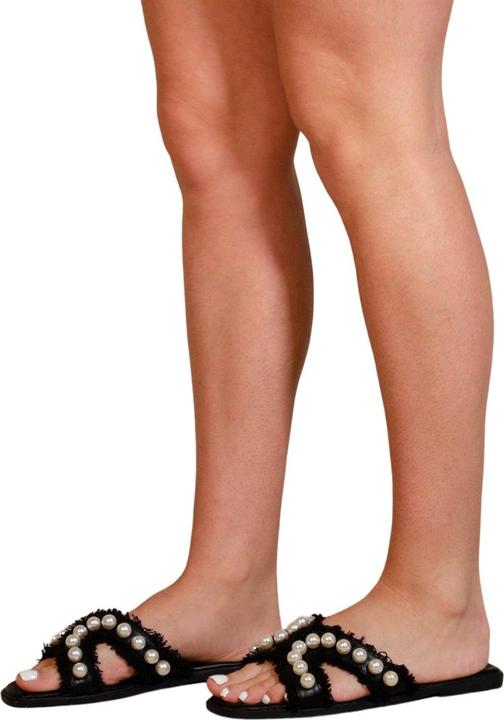 Produktbild Where's That From Badesandale Vivienne Perlgrau PU (36)