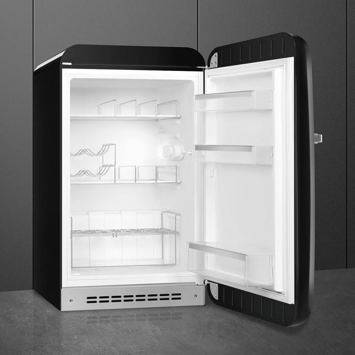 Produktbild Smeg Kühlschrank rechts 50's Style schwarz (135 l)