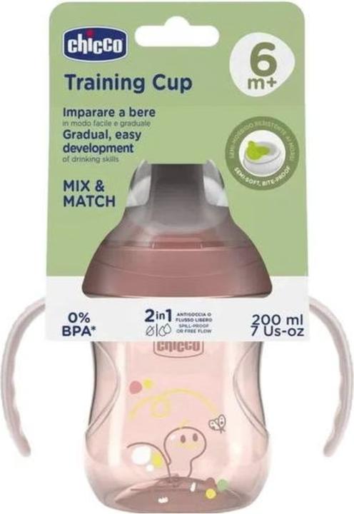 Actual product image Chicco TRAINING Cup Pink 6m+ (200 ml)