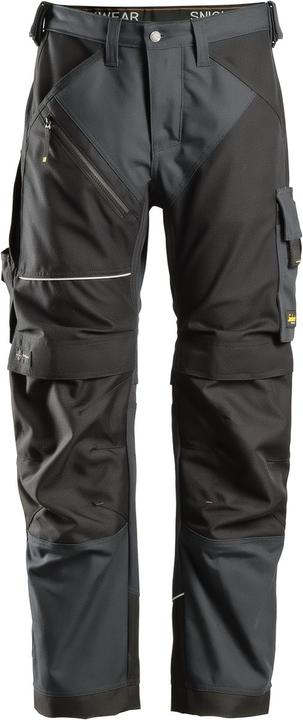Snickers Werkbroek 6314 Staal Grijs - Zwart (5804) Maat 058 (58)