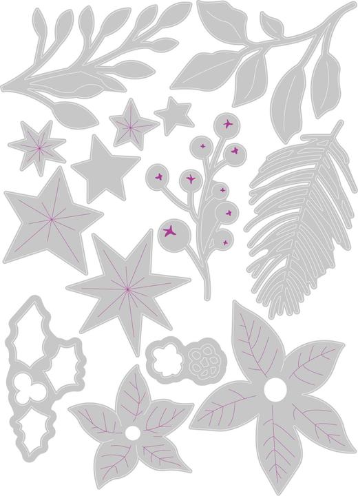 Produktbild Sizzix Thinlits Stanzschablone "Festive Foliage"