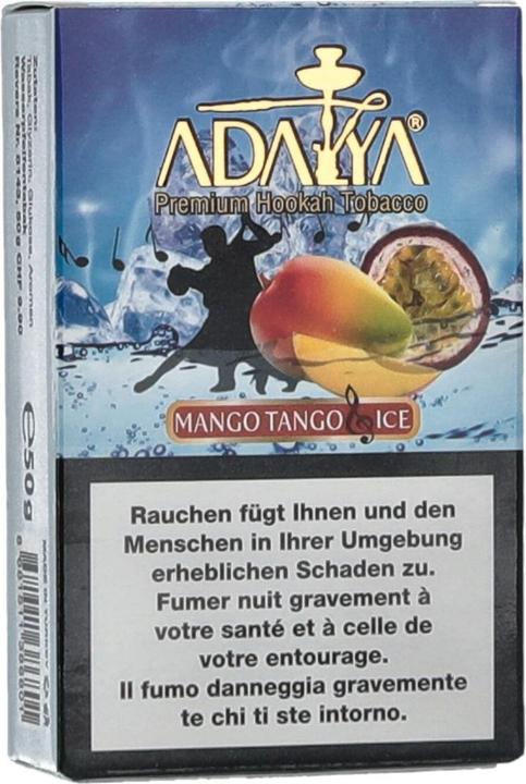 Actual product image Adalya Tabak Mango Tango Ice (Mango, Mint, Passion fruit)