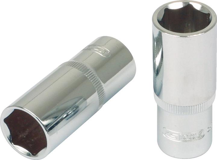 Produktbild KS Tools 1/2" CHROMEplus Sechskant-Stecknuss lang (16 mm)