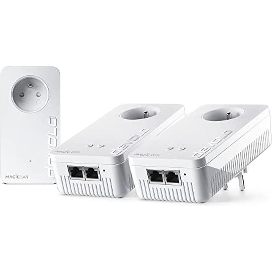 Devolo Magic 2 WiFi 6 Multiroom-Kit mit 3 Adaptern, ideal für Telearbeit und Streaming (2400 Mbit/s)