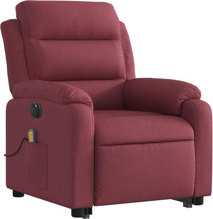 Actual product image vidaXL Electric massage chair with stand-up aid fabric