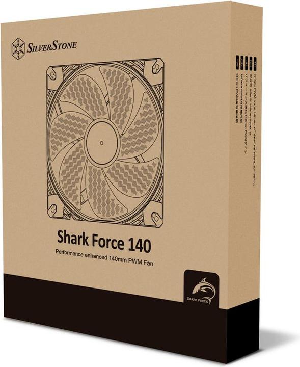 Produktbild Silverstone SST-SF140B - Shark Force Performance enhanced 140mm PWM Fan (140 mm, 1 x)
