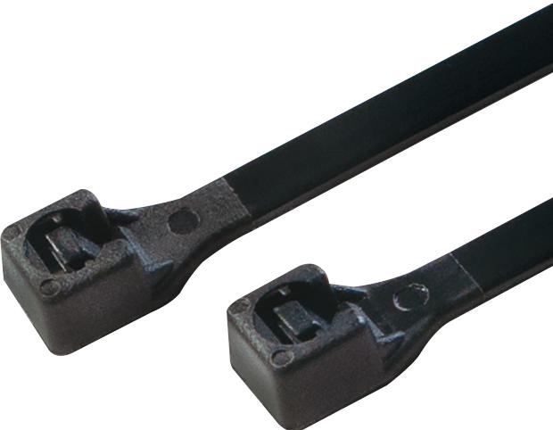 Actual product image LogiLink Cable tie 100 pieces, length: 400 mm, thickness: 4,4 mm, black (Plastic cable ties, 400 mm, 100 pcs.)