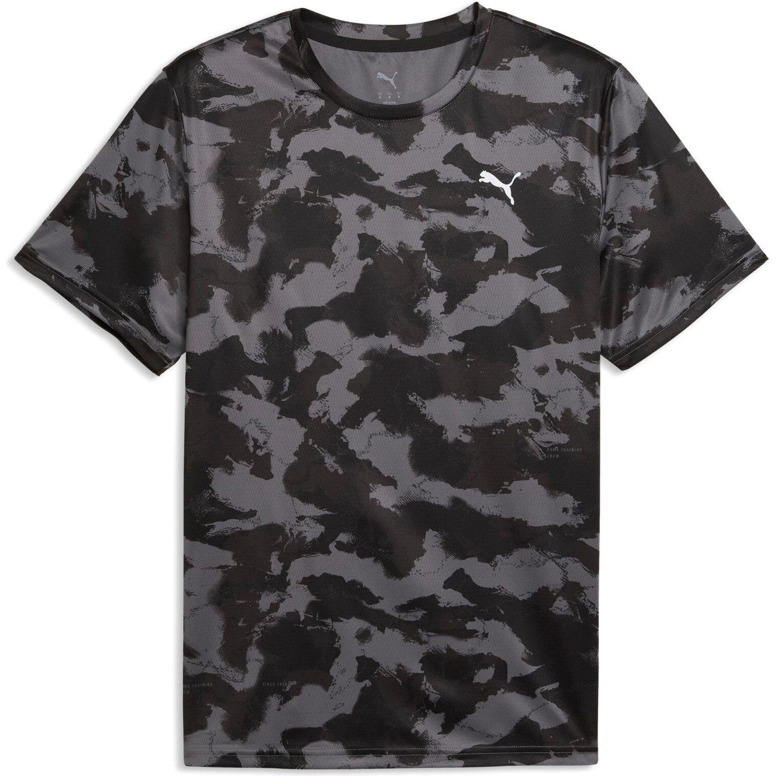 Puma, Uomini, Maglietta sportiva, M Tad Essentials Aop Tee (M), Nero, M