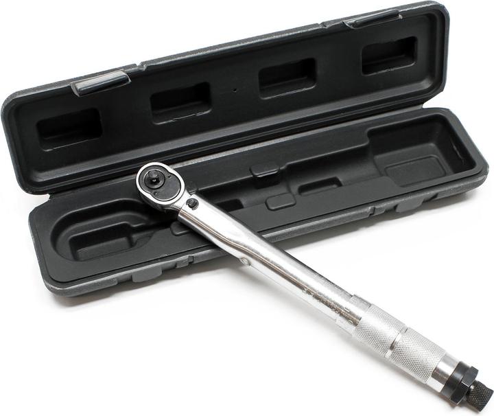 Wiltec Torque Wrench 1/4 " 2-24 Nm bidirectional Crack Ratchet for Screws Nuts Bits (6.35 Nm, 24 Nm)