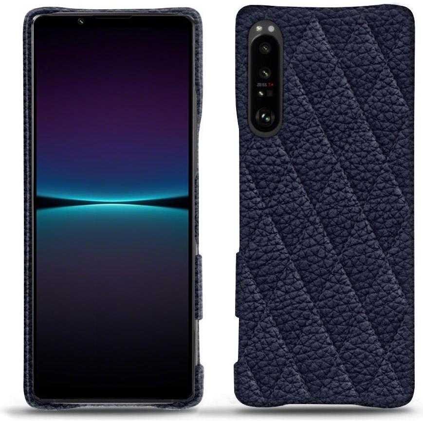 Thumbnail - Noreve Lederschutzhülle (Sony Xperia 1 IV), Smartphone Hülle, Violett