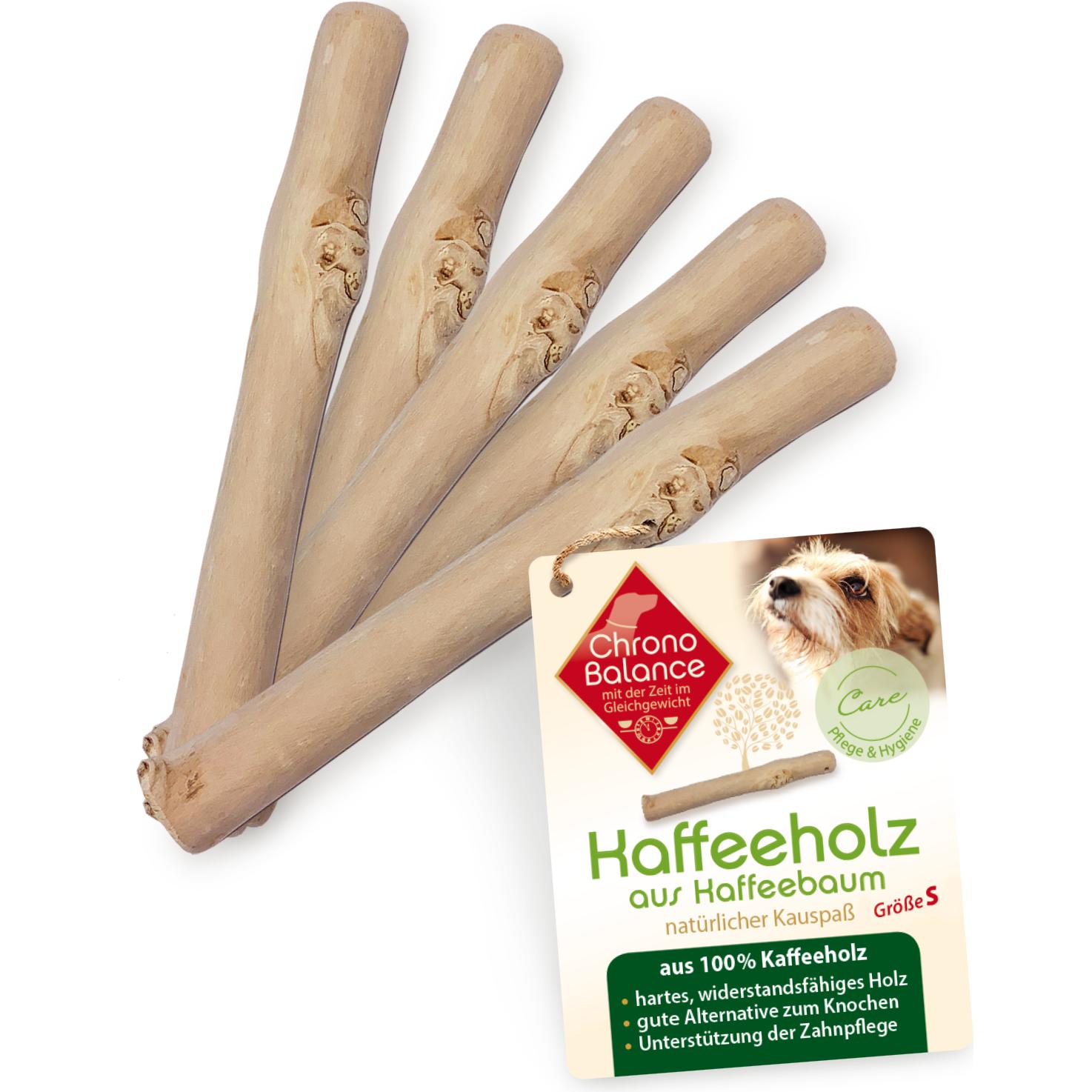 ChronoBalance Kaffeeholz - S (5er Paket), Hundespielzeug