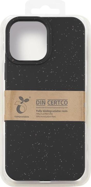 Actual product image Hurtel Eco Case case for iPhone 14 Plus silicone degradable cover black (Apple iPhone 14 Plus)