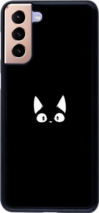 Immagine prodotto PhoneLook Copertina Gatto divertente su nero (Samsung Galaxy S21+ 5G)