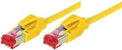 Produktbild Tecline Patchkabel S/FTP, PiMF, Cat 6, gelb, 2,0 m halogenfrei, mit Draka-Kabel und Hirosesteckern TM21 (bis (S/FTP, CAT6, 2 m)