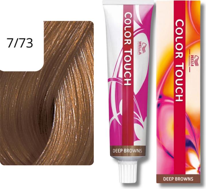Produktbild Wella Color Touch Deep Browns (7/73 Mittelblond Braun-Gold)