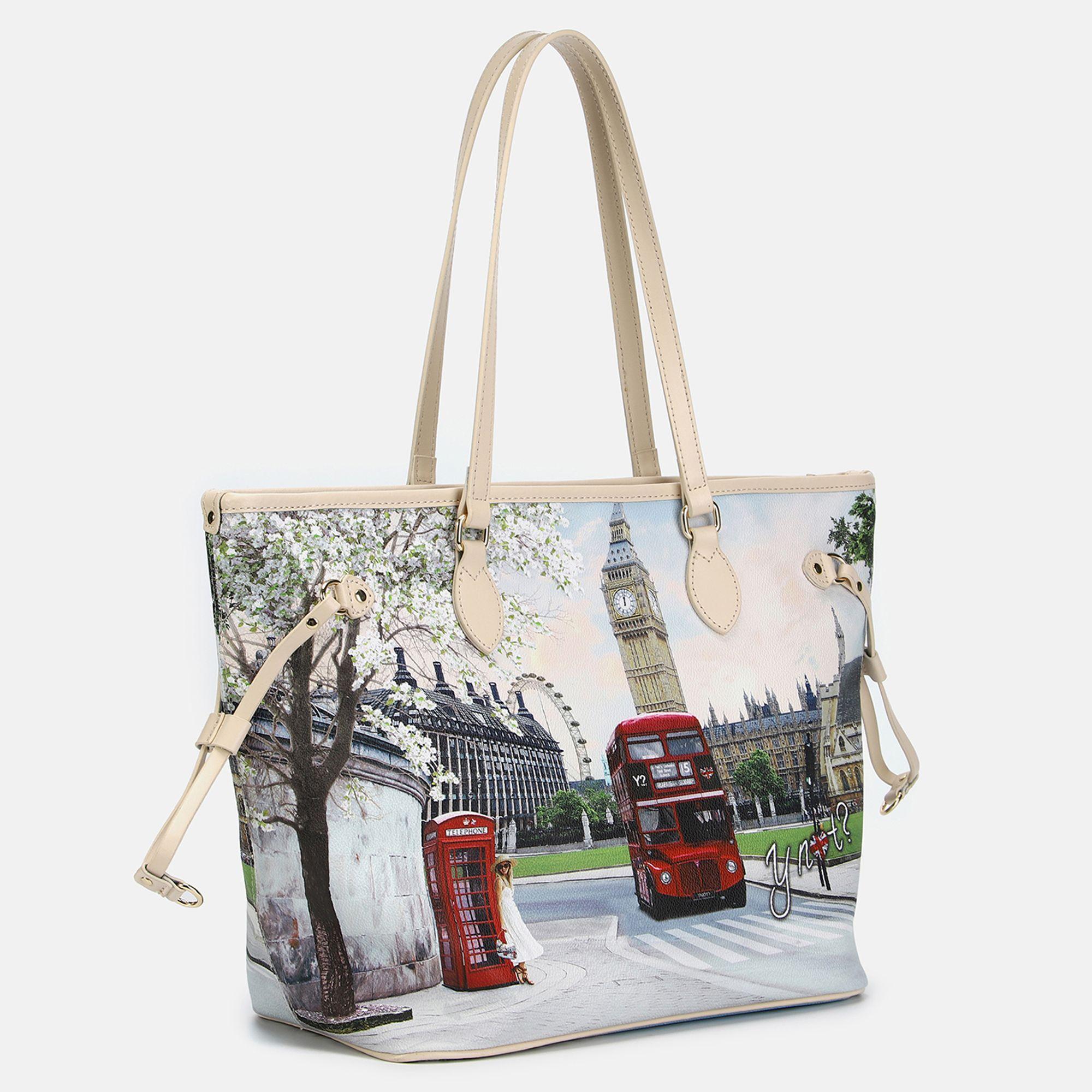 Thumbnail - Ynot?, Tasche, Yesbag Shopper Tasche 46.5 cm, Grau, (21 l)