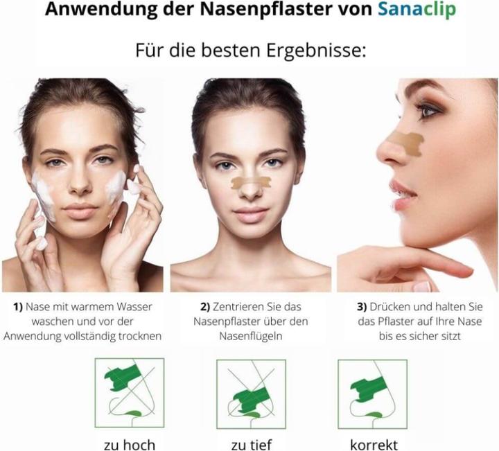 Image du produit Sanaclip Nasenpflaster gegen Schnarchen (1 Stk)
