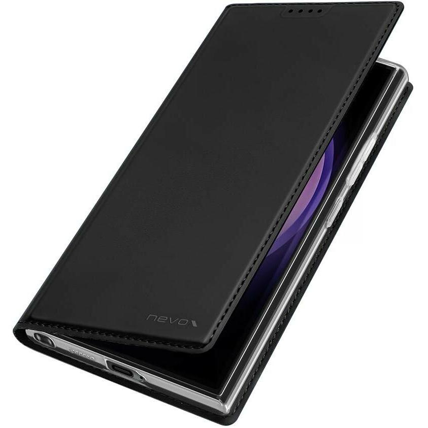 Nevox Vario Series - Samsung Galaxy S25 Ultra Booktasche (Samsung Galaxy S25 Ultra), Smartphone Hülle, Schwarz