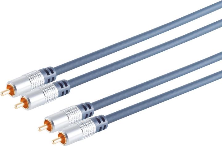 Image du produit Shiverpeaks Câble audio RCA 2x (mâle)/(femelle) 3,0m ** Home Cinéma (3 m, Câbles Cinch)