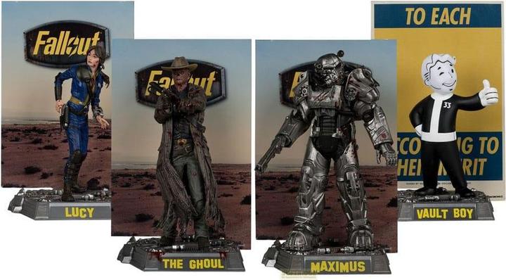 Produktbild McFarlane Fallout Movie Maniacs PVC Statuen 4er-Pack Lucy, Maximus, The Ghoul & Vault Boy 15 cm