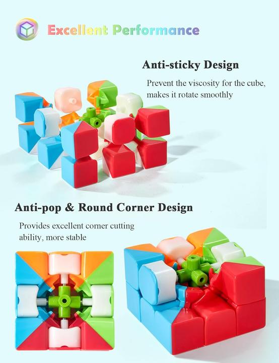 Produktbild Roxenda Speed Cube Set mit Tutorial