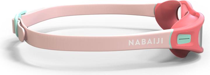 Immagine prodotto Nabaiji Occhialini da nuoto piccoli trasparenti - Rosa tenue/turchese (S)