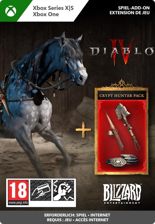 Actual product image Microsoft Xbox Diablo IV Crypt Hunter Pack Download Code (Xbox One S, Xbox One X, Xbox Series S, Xbox Series X)