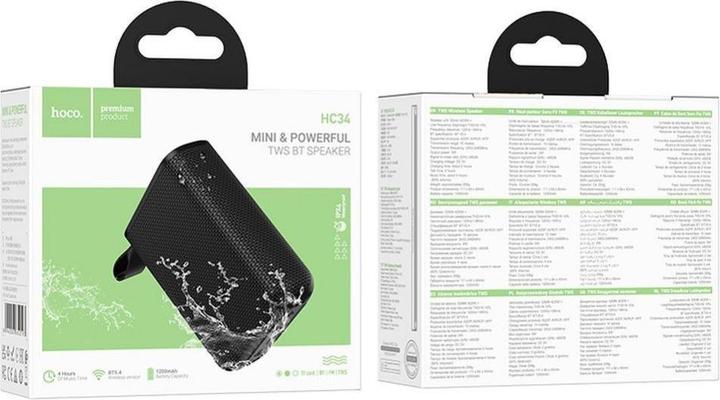 Produktbild Hoco Wireless headphones Speaker bluetooth 5W 1200 mAh HC34 black (4 h)