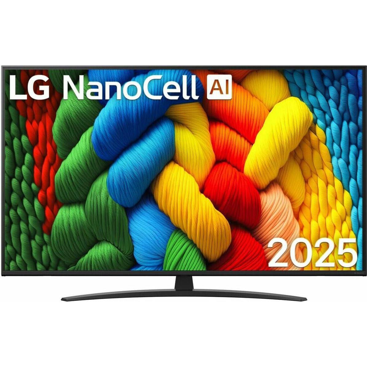 LG 55NANO81A6A sw NanoCell LED-TV UHD,Multituner,Smart,PVR,a7,HDR (55", NANO81, Nano-Cell, 4K, 2025)
