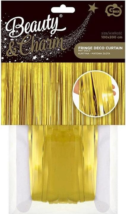GoDan Mattgoldener Vorhang 100x200cm (100 x 200 cm)