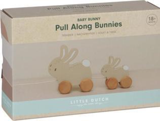 Produktbild Little Dutch Nachziehtieren Hase - Baby bunny FSC