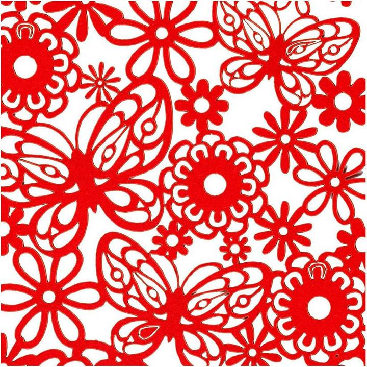 Actual product image Creativ Company Patterned cardboard red, 10 pcs. (10 x)
