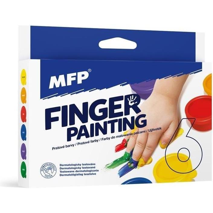 MFP Paper, Colore + Vernice per fai da te, Fingerfarben 30 ml 6 Farben (30 ml)