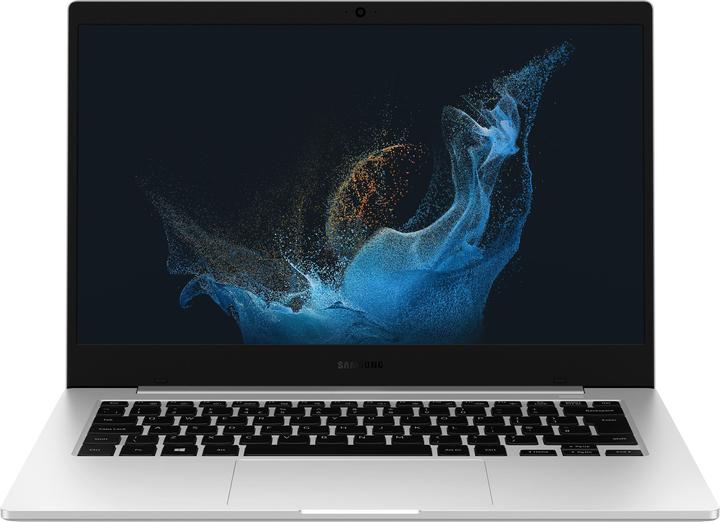 Actual product image Samsung Galaxy Book2 Go 4 | 128GB 5G | silver | EN (14", 128 GB, 4 GB, DE, Snapdragon 7c Plus Gen 3)