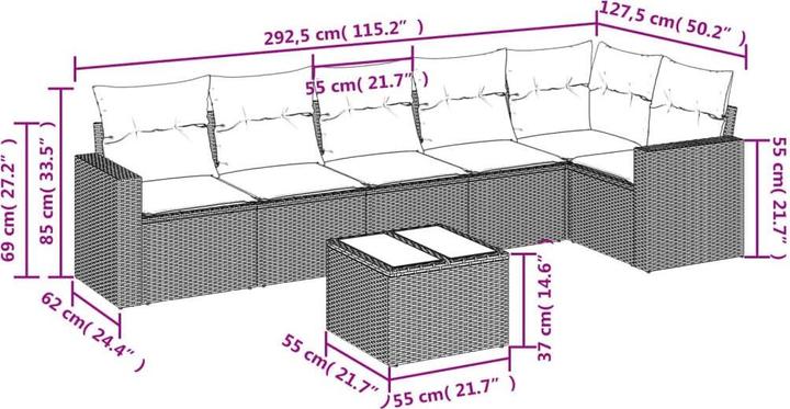 Produktbild vidaXL Leonie