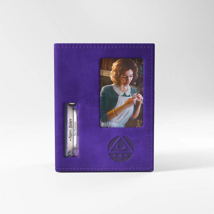 Actual product image Gamegenic GGS20175 - Arkham Horror Investigator Deck Tome Mystic Purple