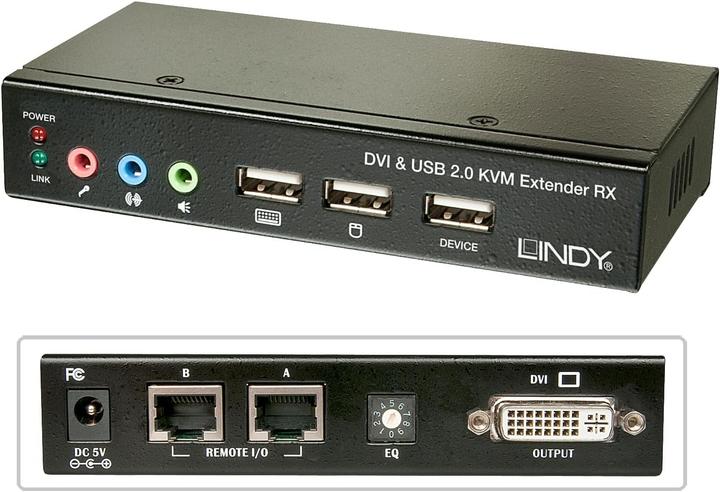 Produktbild Lindy Cat.6 KVM Extender Classic DVI USB