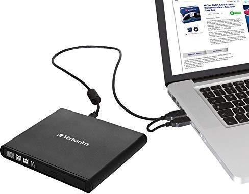 Produktbild Verbatim Externer Slimline CD-DVD-Brenner (DVD Brenner)