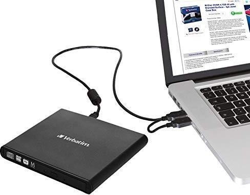 Actual product image Verbatim External slimline CD-DVD burner (DVD writer)